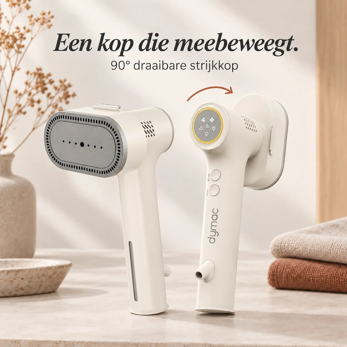 Dymac Vestra kledingstomer met zuigfunctie
