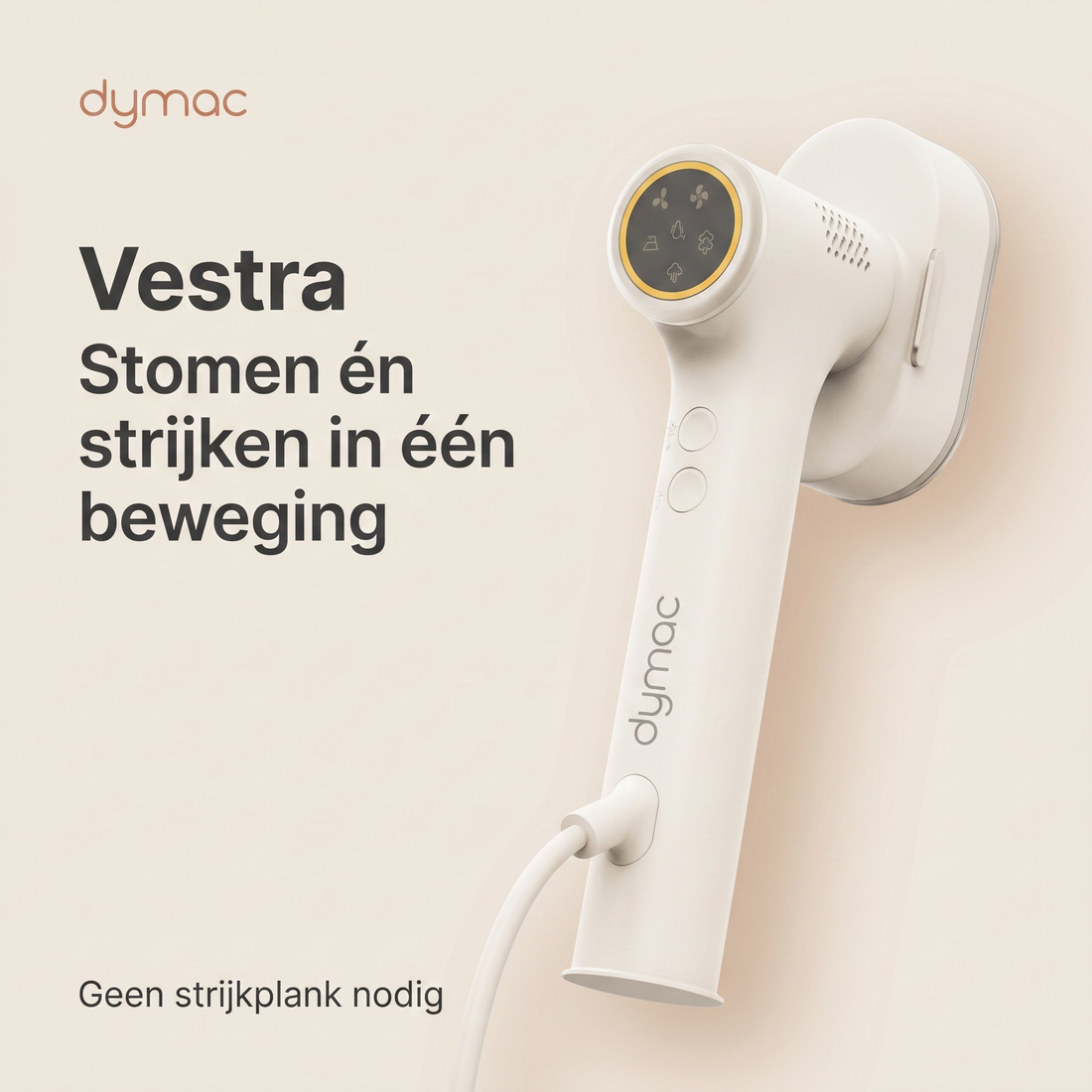 Dymac Vestra kledingstomer met zuigfunctie
